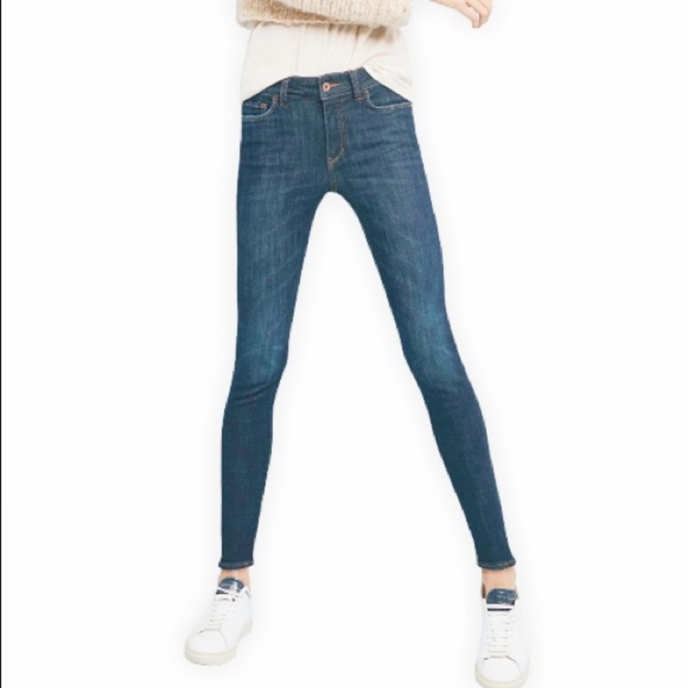 Anthropologie Pilcro High-Rise Denim Leggings